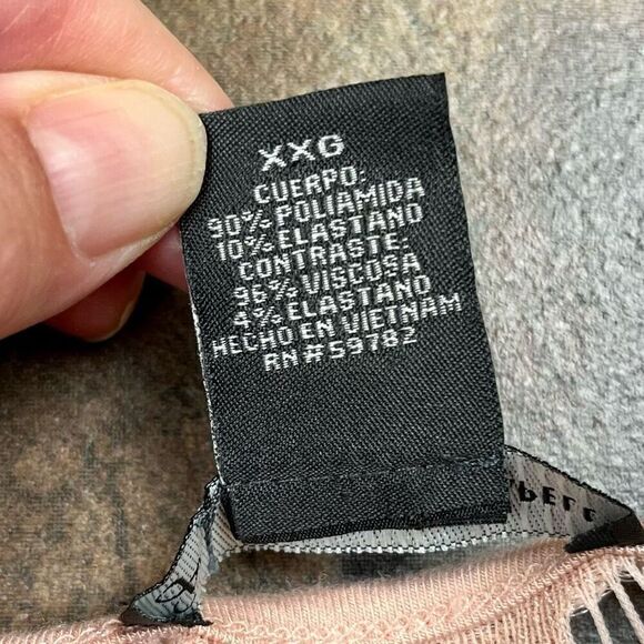 Adrianna Papell Women’s Pink Lace Overlay Career Tank Top XXL - Picture 8 of 10